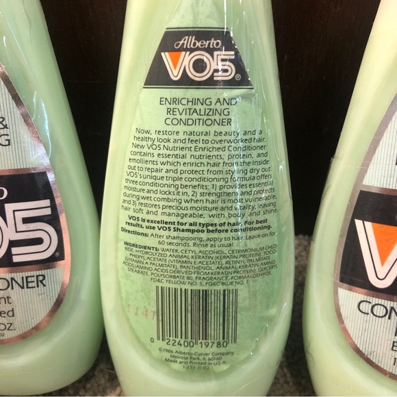 X3 VTG Alberto V05 Nutrient Enriched Conditioner, Enriching & Revitalizing 15oz - Picture 3 of 6